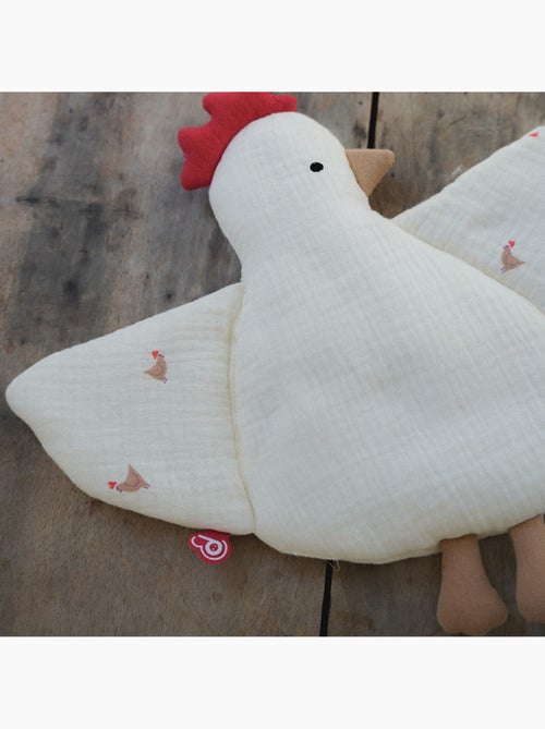 Doudou plano gallina Love - Kiabi