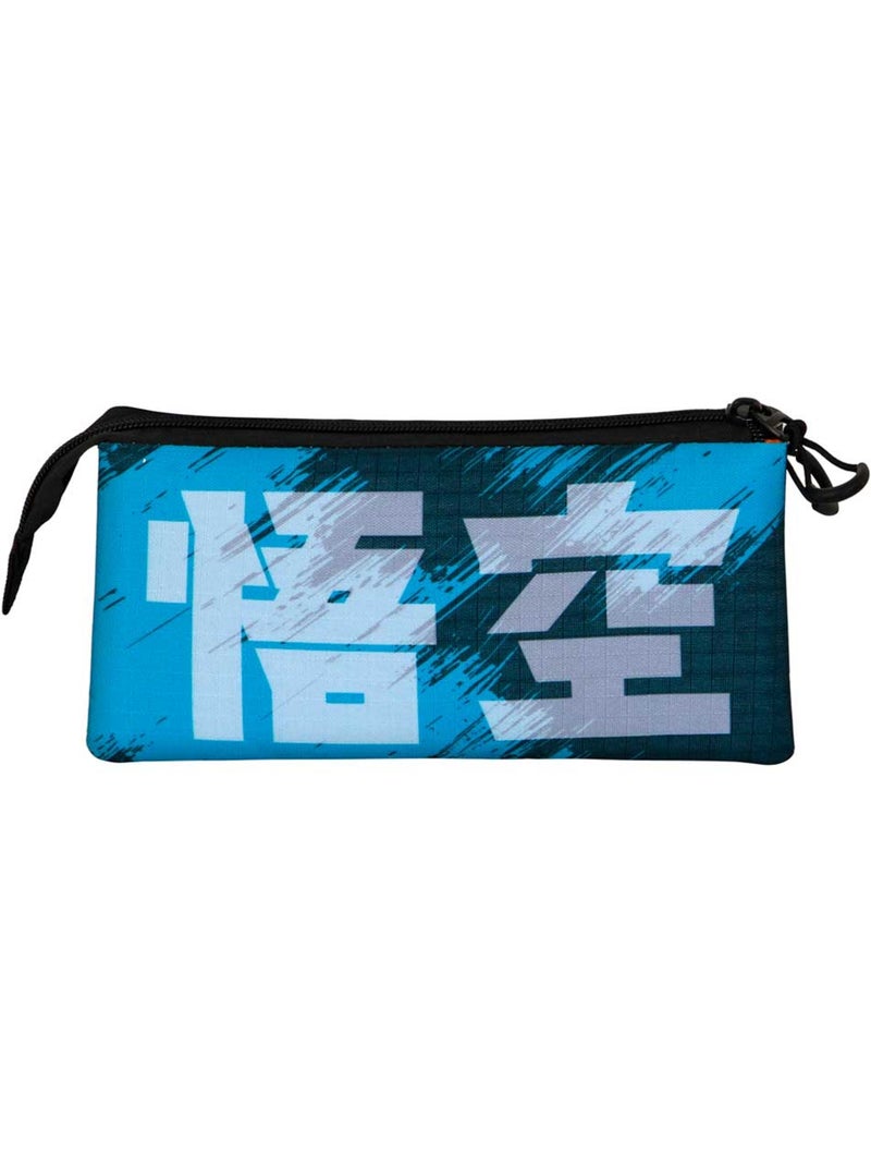 Dragon Ball (Bola de Dragón) Saiyajin Blue Estuche Portatodo Triple, Turquesa Azul turquesa - Kiabi