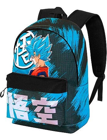 Dragon ball (bola de dragón) saiyajin blue mochila hs fan 3.0, turquesa