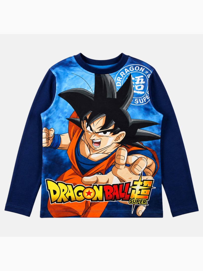 Dragon Ball Z - Camiseta de manga larga para niño Azul marino - Kiabi