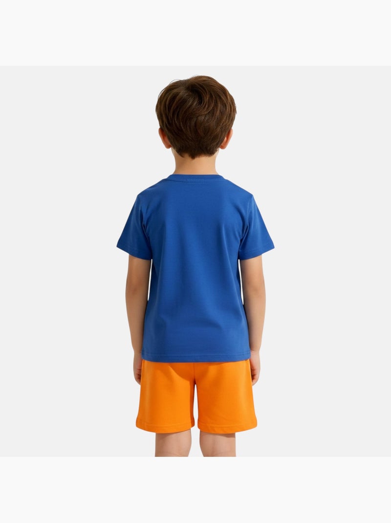 Dragon Ball Z - Conjunto camiseta y short Azul marino - Kiabi
