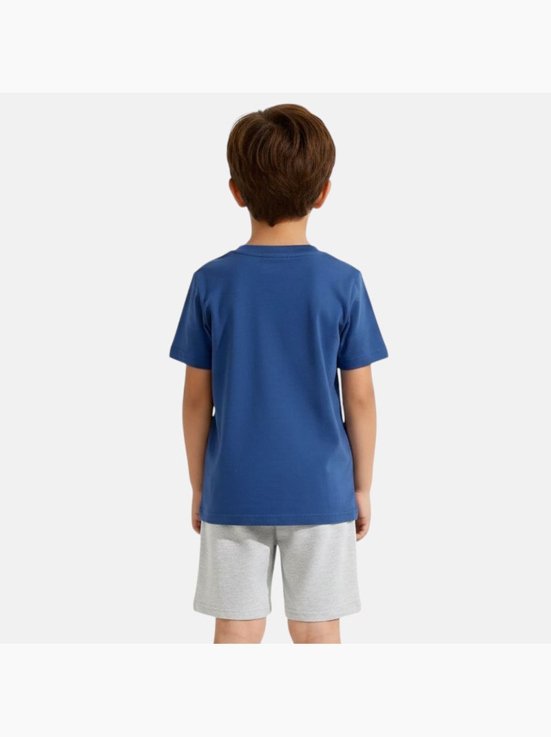 Dragon Ball Z - Conjunto camiseta y short niño Azul marino - Kiabi