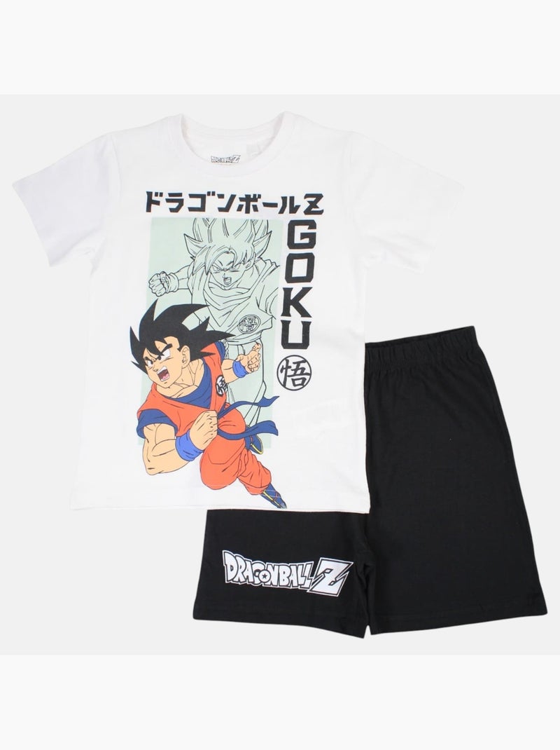 Dragon Ball Z - Conjunto camiseta y short niño Blanco - Kiabi