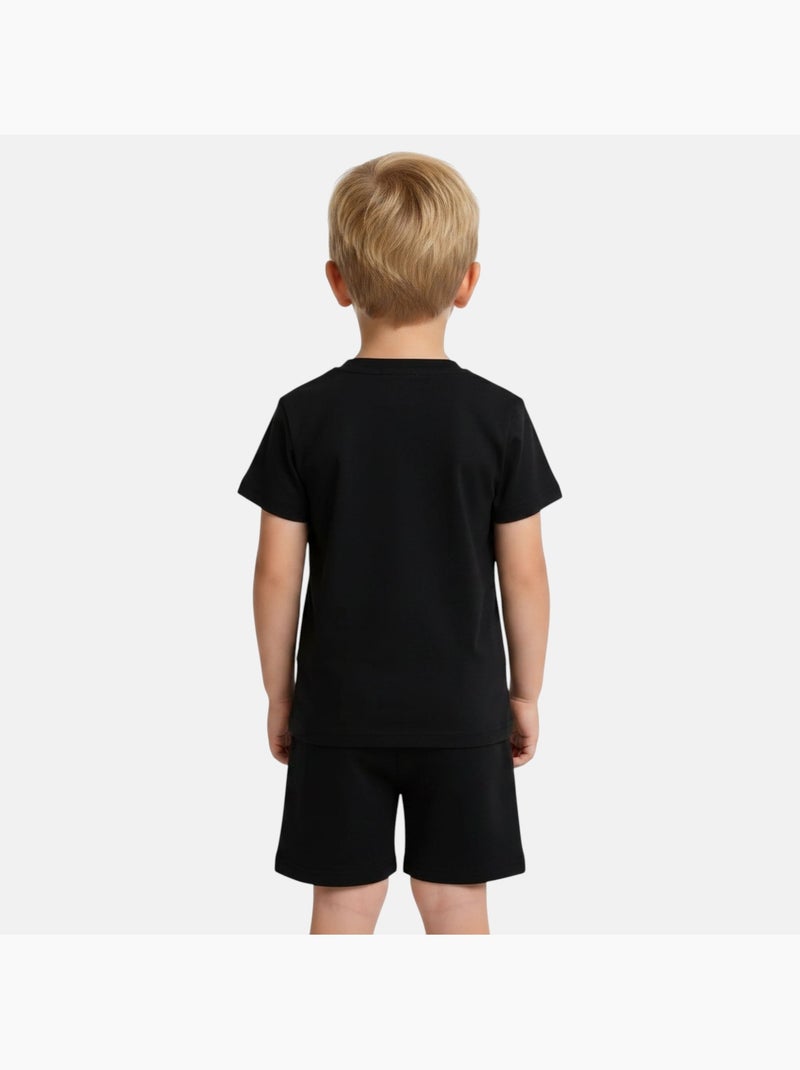 Dragon ball z - conjunto de camiseta y pantalón corto a juego para niño con diseño de personaje Negro - Kiabi