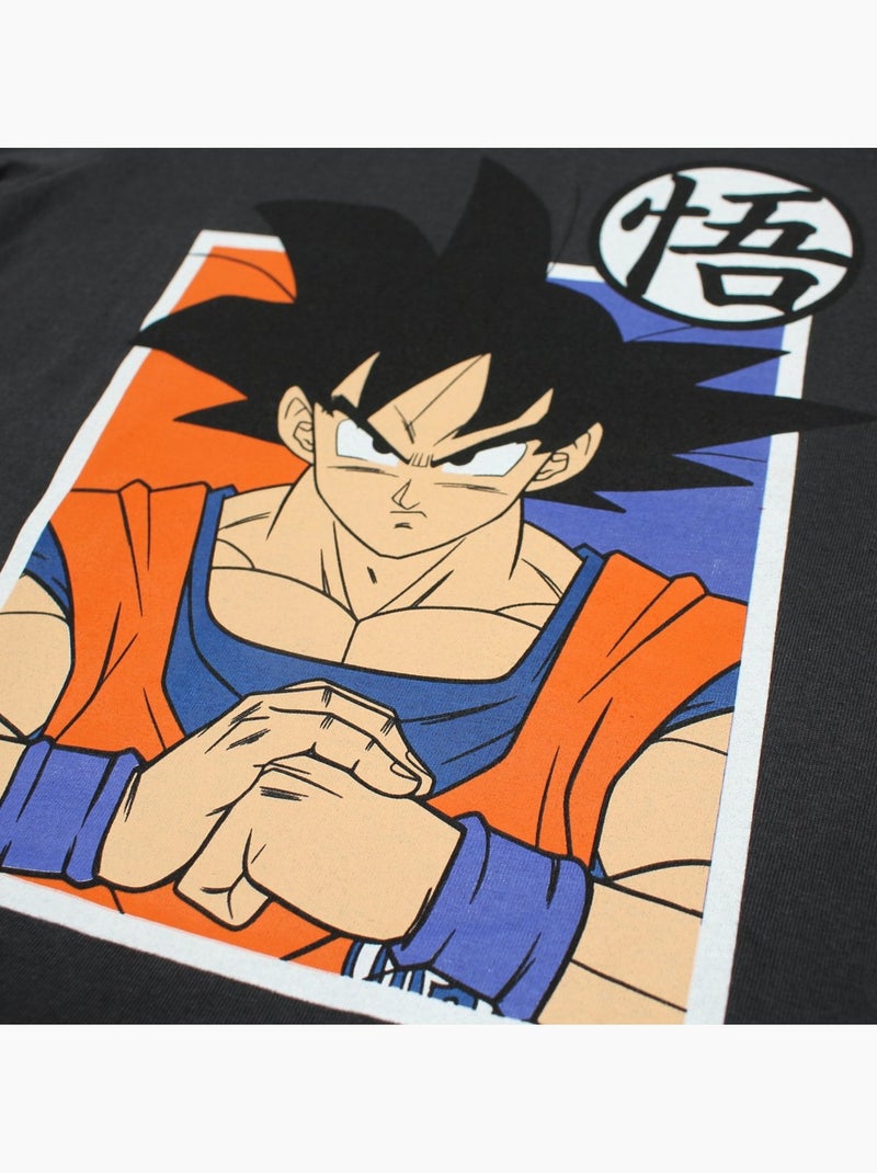 Dragon ball z - conjunto de camiseta y pantalón corto a juego para niño con diseño de personaje Negro - Kiabi
