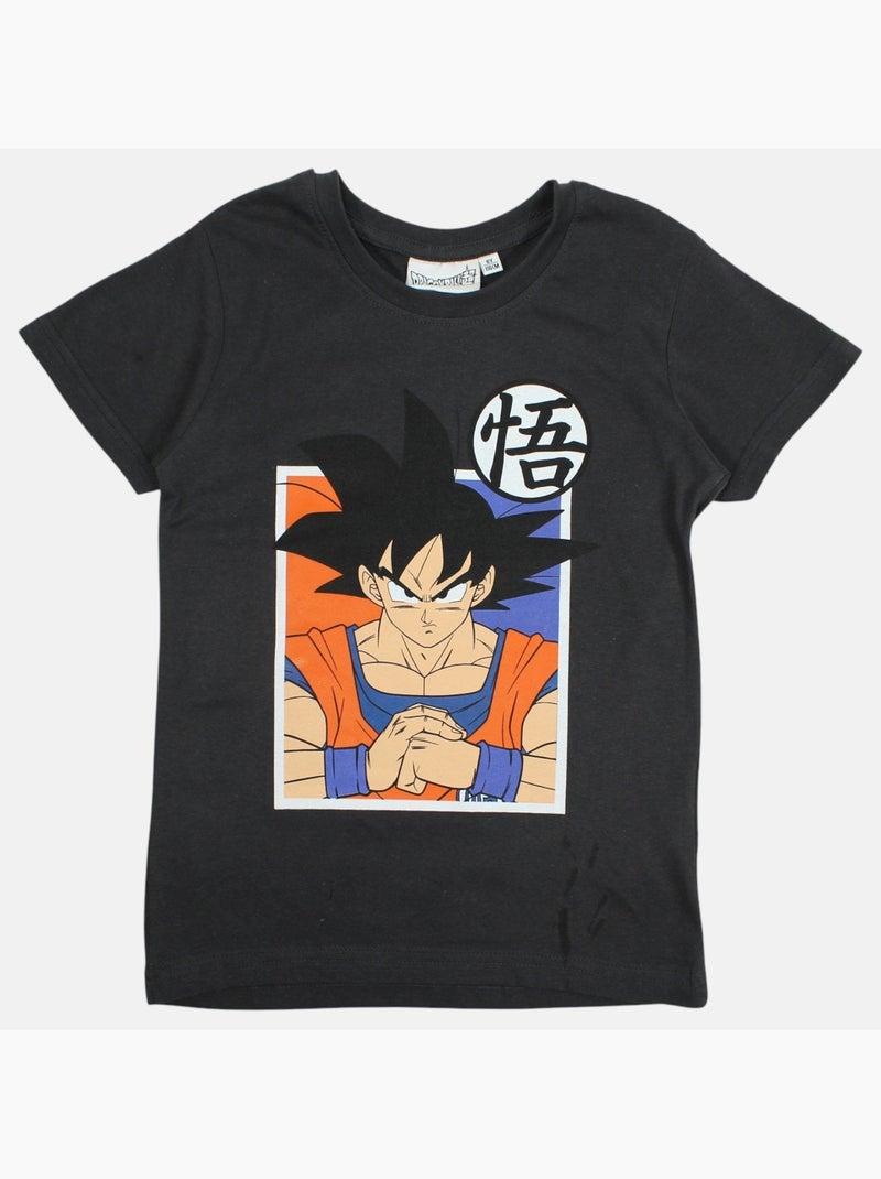 Dragon ball z - conjunto de camiseta y pantalón corto a juego para niño con diseño de personaje Negro - Kiabi