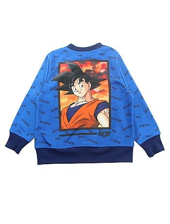 Dragon ball z - conjunto de chaqueta con cremallera estampada y pantalón de chándal