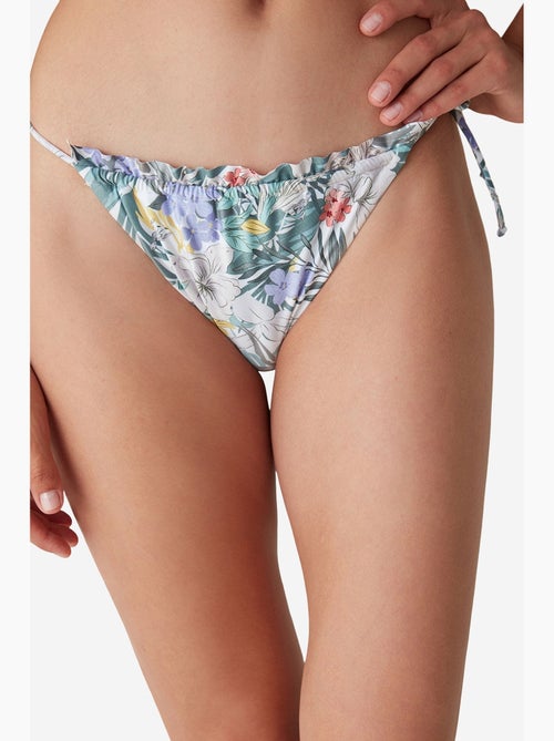 Dream garden braguita de bikini super con estampado floral y volante penti - Kiabi Dream garden braguita de bikini super con estampado floral y volante penti - Kiabi