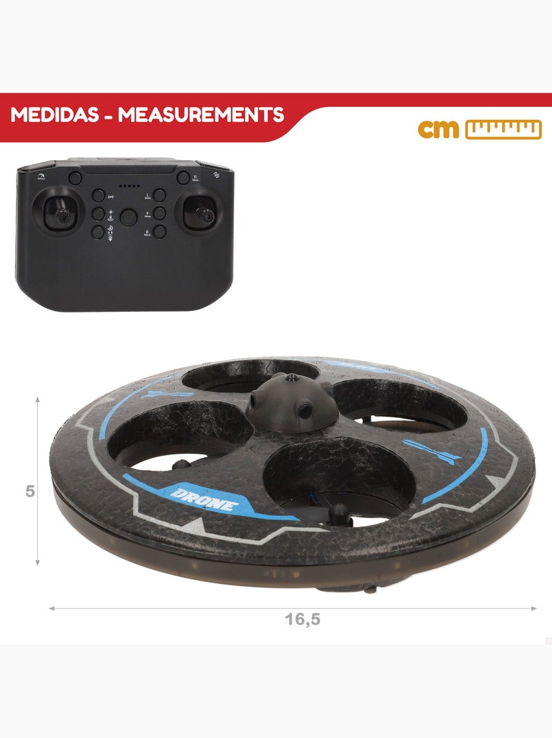 Drone juguete circular teledirigido giro 360º c/giroscopio speed & go N/D - Kiabi