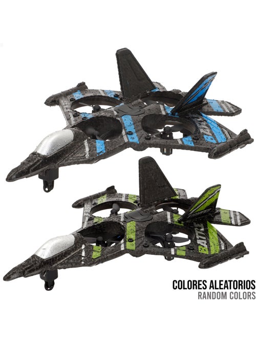 Drone juguete teledirigido de combate giro 360º c/giroscopio 25 cm speed & go - Kiabi