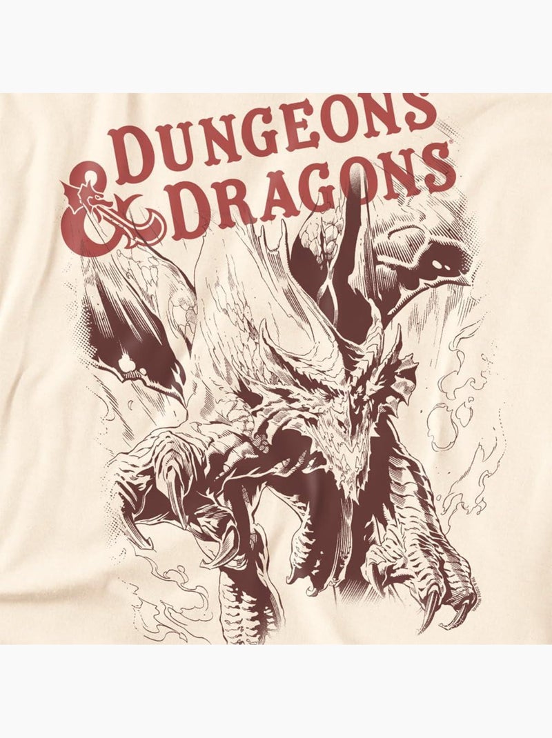 Dungeons & Dragons - Camiseta Striking Dragón para Hombre Beige - Kiabi