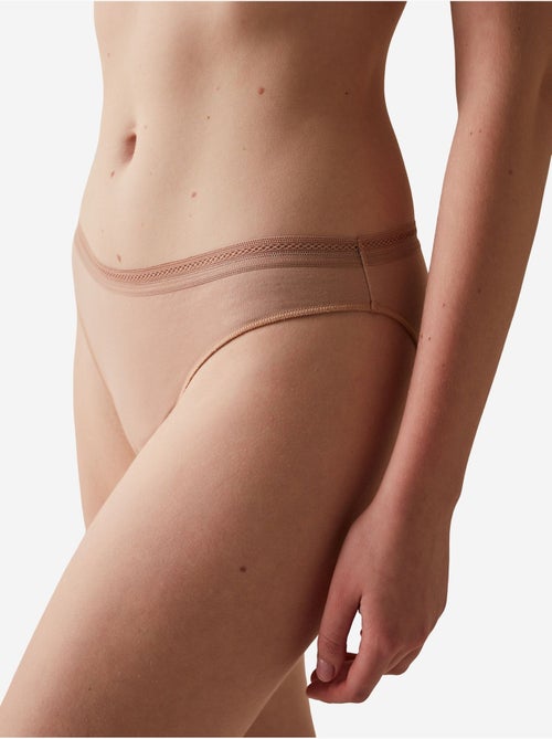 Easy algodón trim slip penti - Kiabi Easy algodón trim slip penti - Kiabi