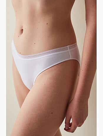 Easy algodón trim slip penti