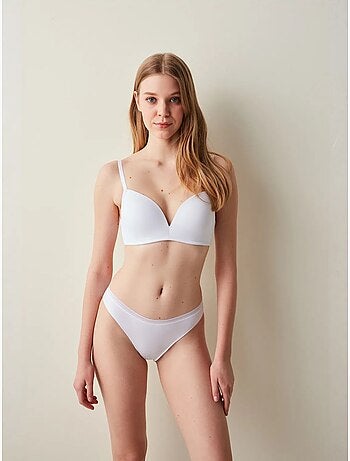 Easy algodón trim slip penti