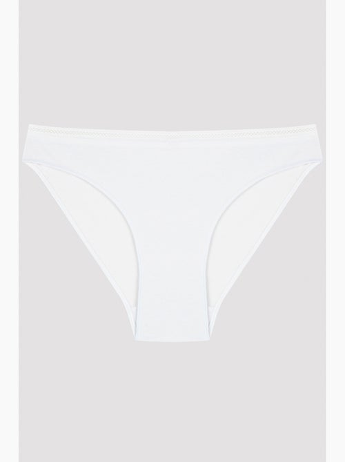 Easy algodón trim slip penti - Kiabi Easy algodón trim slip penti - Kiabi