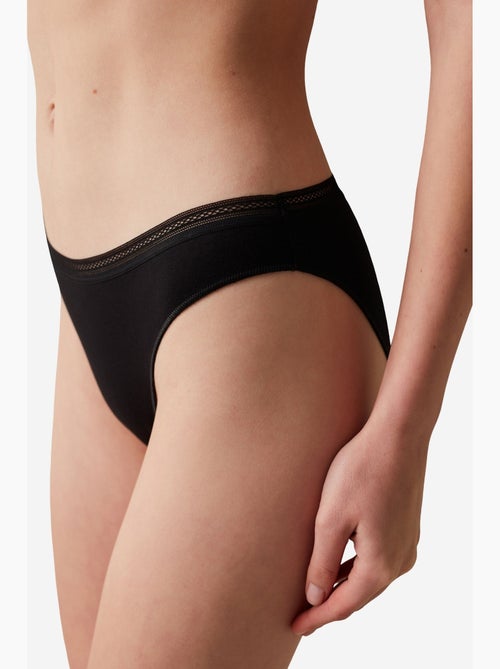 Easy algodón trim slip penti - Kiabi Easy algodón trim slip penti - Kiabi
