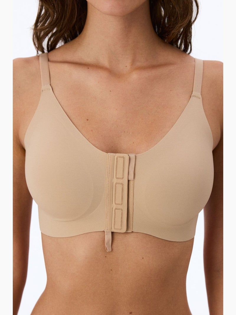 Easy open sujetador acolchado de apertura fácil penti Beige arcilla - Kiabi