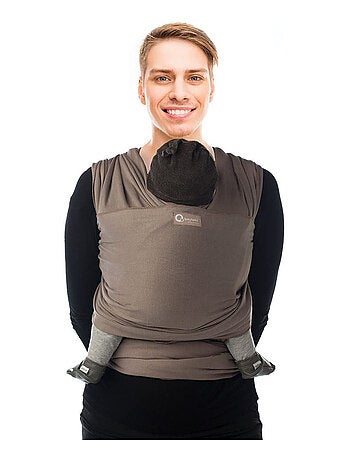 Echarpe de porteo en algodón orgánico tricot slen | babylonia