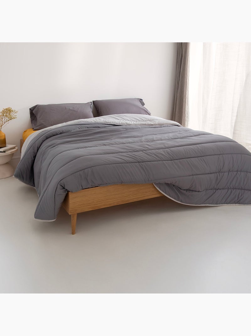 Edredón Basic "Happyfriday" Gris - Kiabi