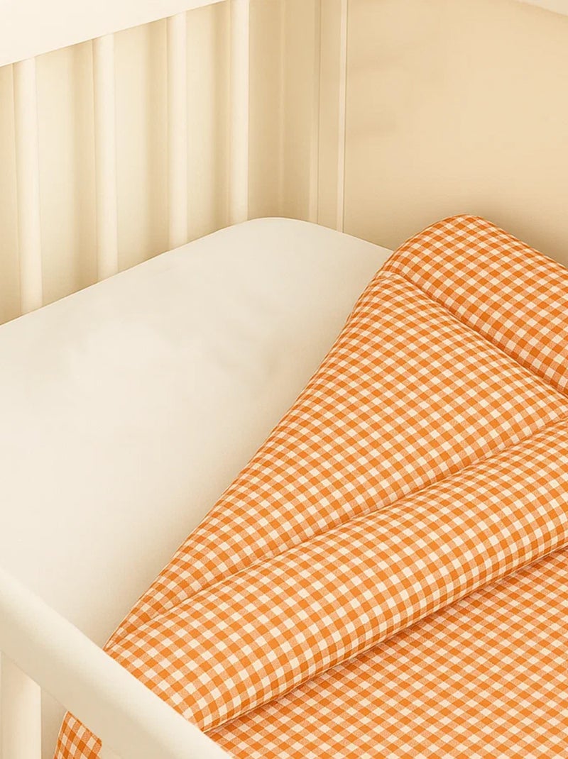 Edredón de algodón orgánico Naranja - Kiabi