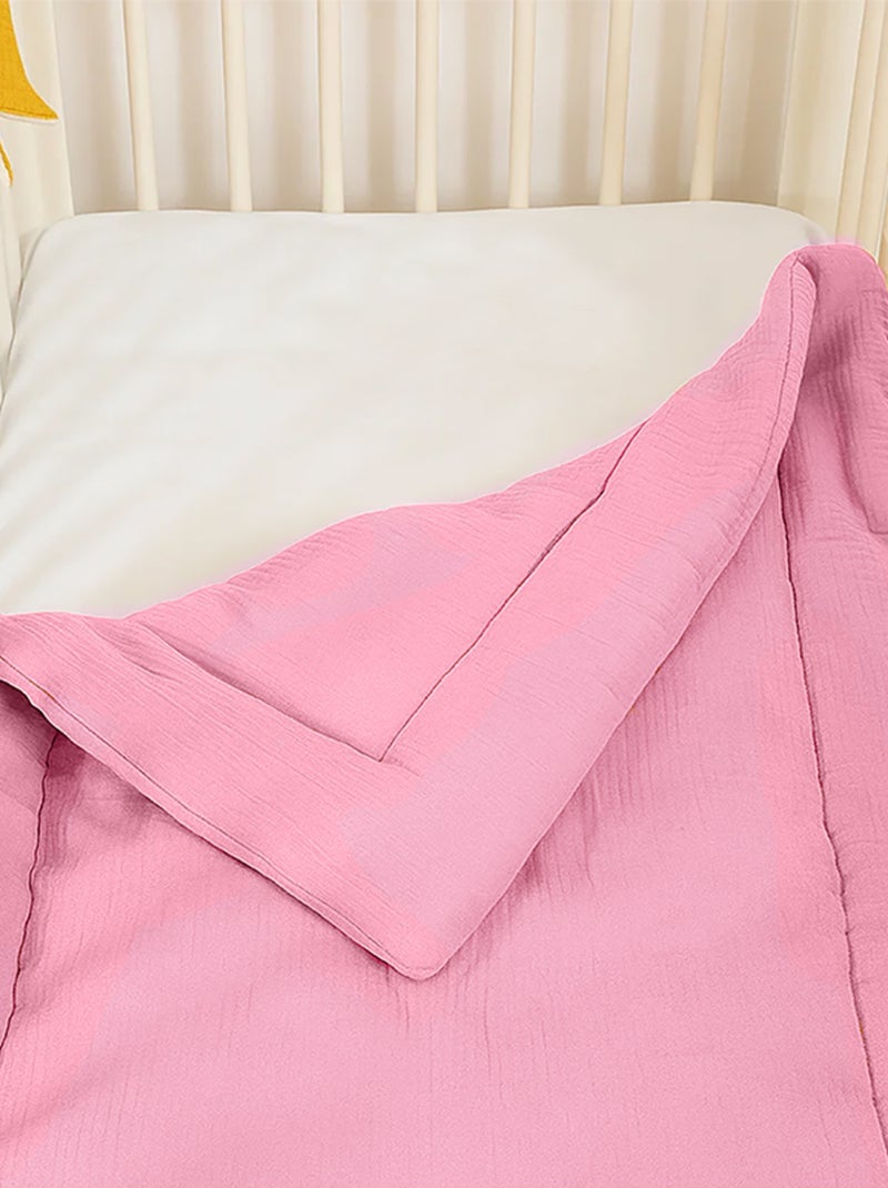 Edredón de algodón orgánico Rosa - Kiabi