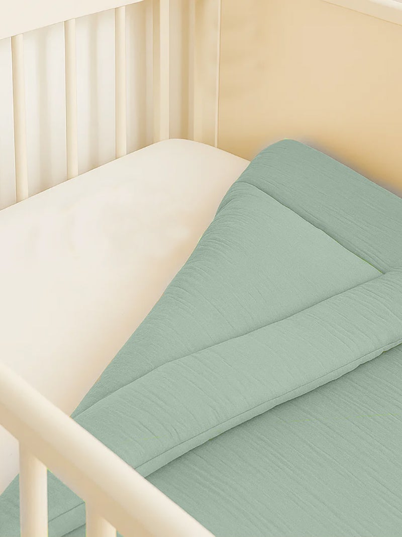 Edredón de algodón orgánico Verde - Kiabi