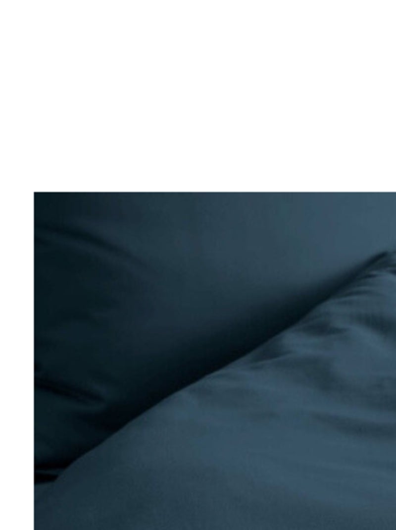 Edredón de Algodón Percal LIA PROMO LINGE Azul - Kiabi
