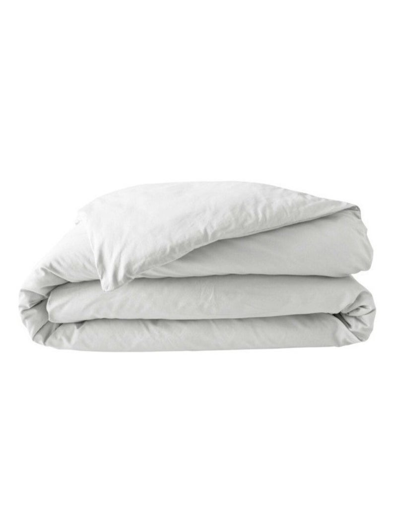 Edredón de Algodón Percal LIA PROMO LINGE Blanco - Kiabi