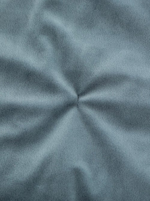 Edredón de terciopelo con borlas - Kiabi