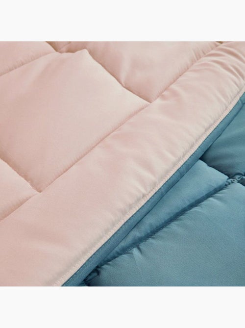 Edredón de verano de microfibra bicolor - Kiabi Edredón de verano de microfibra bicolor - Kiabi