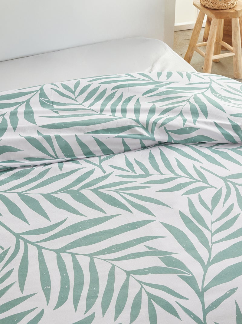 Edredón estampado VERDE - Kiabi