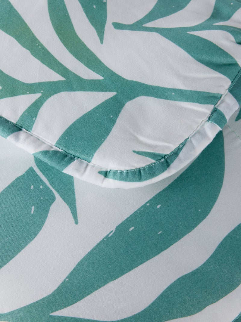 Edredón estampado VERDE - Kiabi