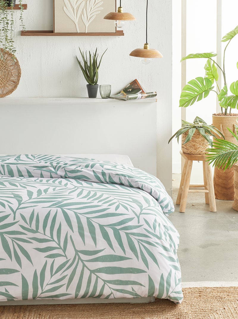 Edredón estampado VERDE - Kiabi