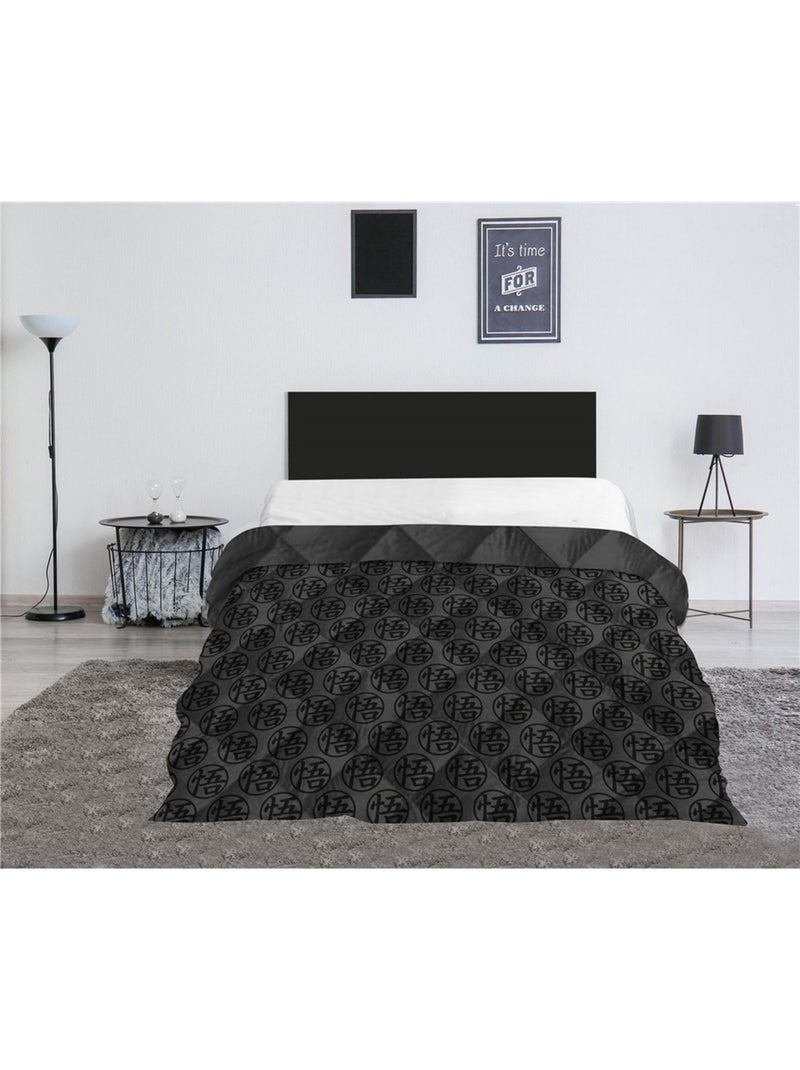 Edredón infantil Dragon Ball acolchado estampado reversible para cama de 2 plazas, con LOGO Multicolor - Kiabi