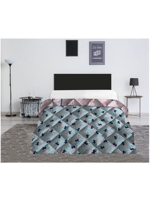 Edredón infantil Stitch, acolchado estampado reversible para cama de 2 plazas, HEART - Kiabi Edredón infantil Stitch, acolchado estampado reversible para cama de 2 plazas, HEART - Kiabi