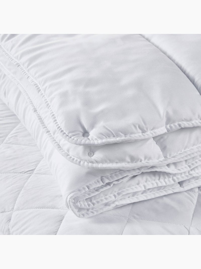 Edredón nórdico microfibra -Antiácaros - 4 estaciones Blanco - Kiabi