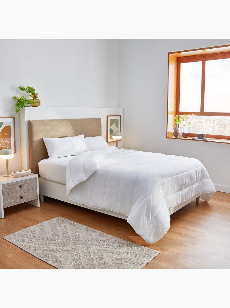 Edredón nórdico microfibra -Antiácaros - Otoño-Invierno Blanco - Kiabi