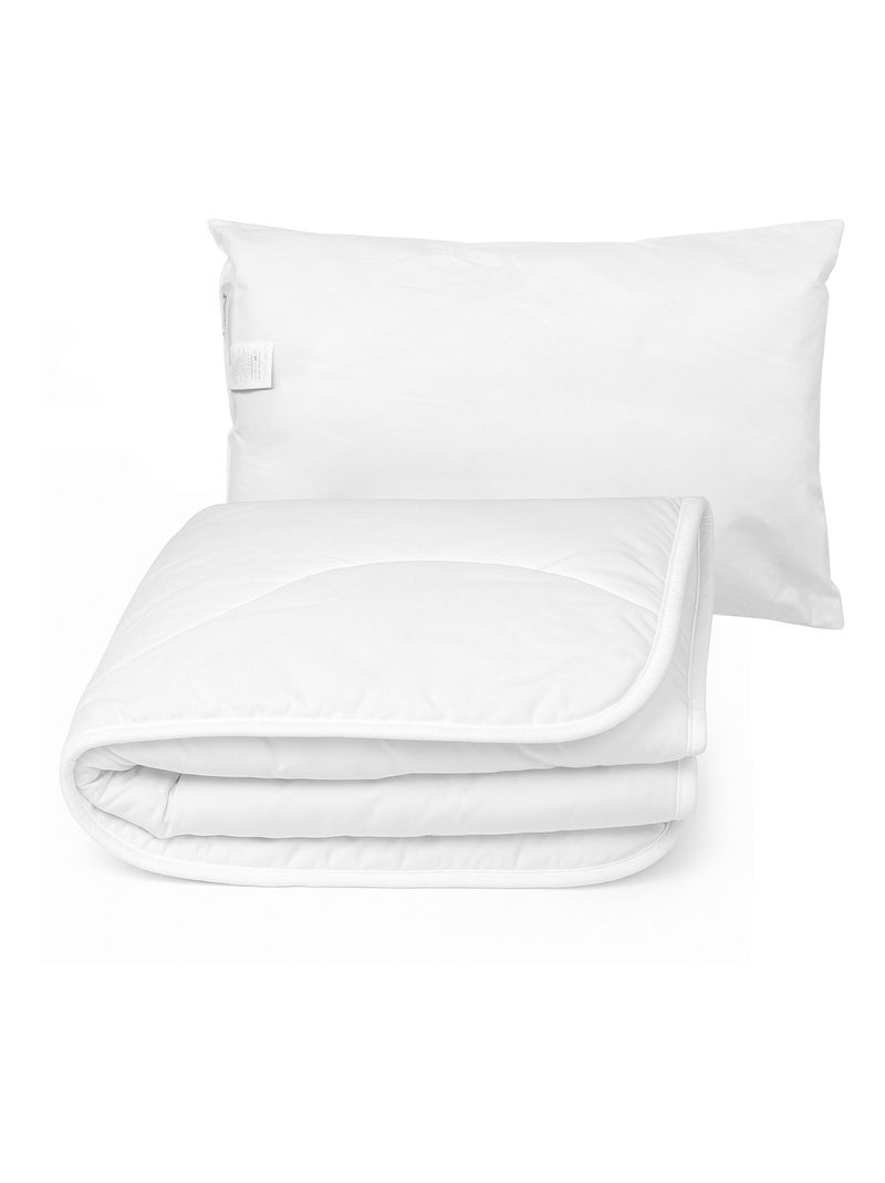 Edredón y almohada bebé algodón orgánico | SEVIRA KIDS Blanco - Kiabi