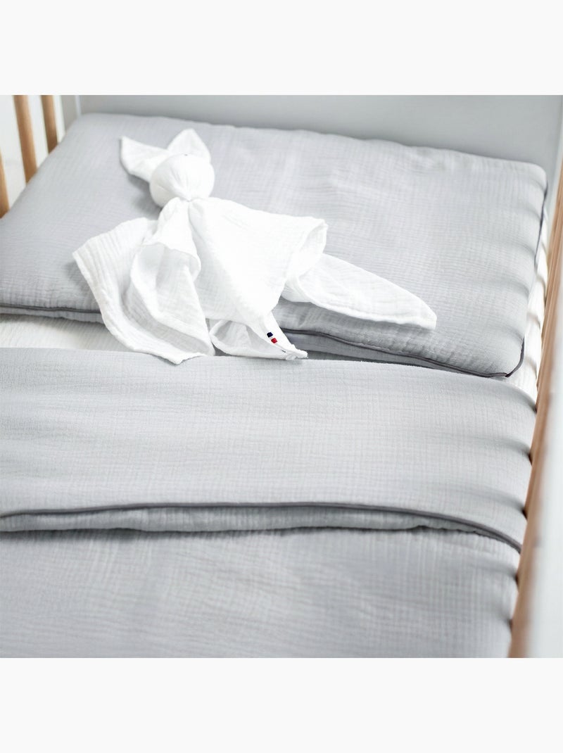 Edredón y almohada infantil gasa algodón | SEVIRA KIDS Gris - Kiabi