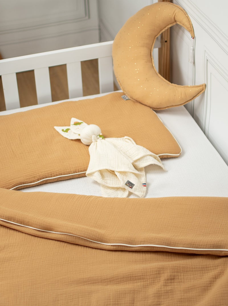 Edredón y almohada infantil gasa algodón | SEVIRA KIDS Marrón claro - Kiabi