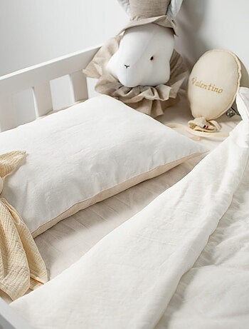 Edredón y almohada infantil lino | SEVIRA KIDS