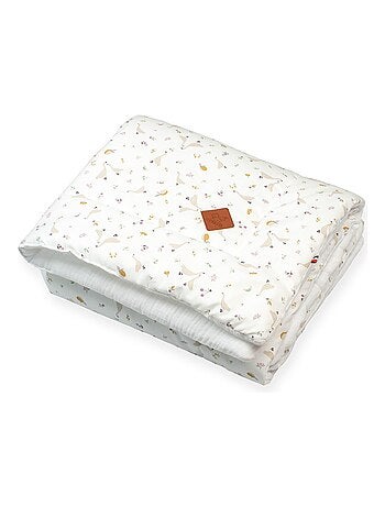 Edredón y almohada infantil reversible de gasa de algodón - SEVIRA KIDS