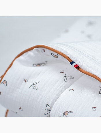 Edredón y almohada infantil reversible de gasa de algodón - SEVIRA KIDS