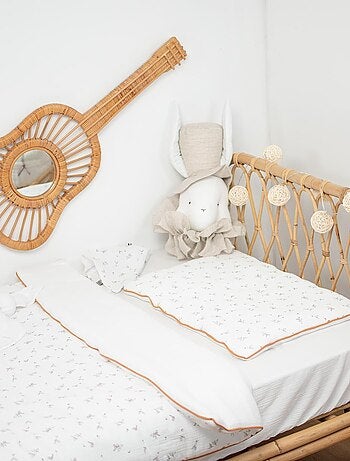 Edredón y almohada infantil reversible de gasa de algodón - SEVIRA KIDS