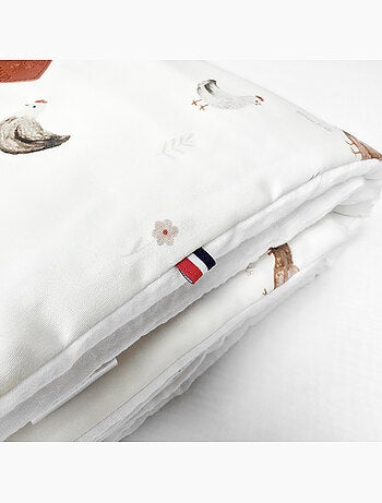 Edredón y almohada infantil reversible de gasa de algodón - SEVIRA KIDS