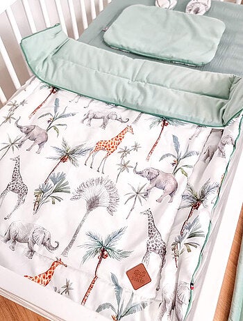 Edredón y almohada infantil reversible de gasa de algodón - SEVIRA KIDS