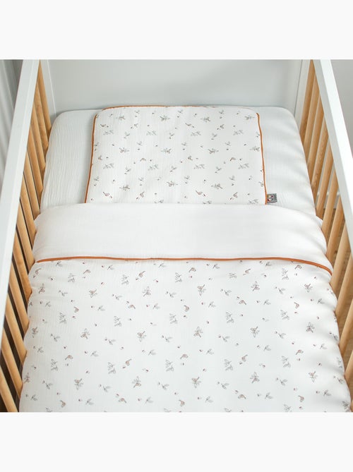 Edredón y almohada infantil reversible de gasa de algodón | SEVIRA KIDS - Kiabi