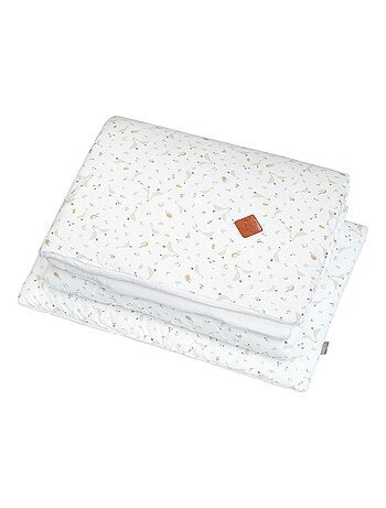Edredón y almohada infantil reversible de gasa de algodón | SEVIRA KIDS