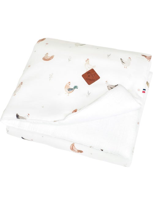 Edredón y almohada infantil reversible de gasa de algodón | SEVIRA KIDS - Kiabi Edredón y almohada infantil reversible de gasa de algodón | SEVIRA KIDS - Kiabi