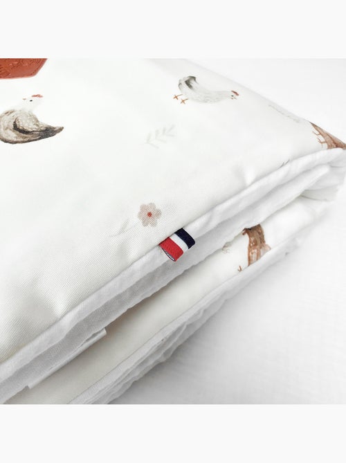 Edredón y almohada infantil reversible de gasa de algodón | SEVIRA KIDS - Kiabi Edredón y almohada infantil reversible de gasa de algodón | SEVIRA KIDS - Kiabi